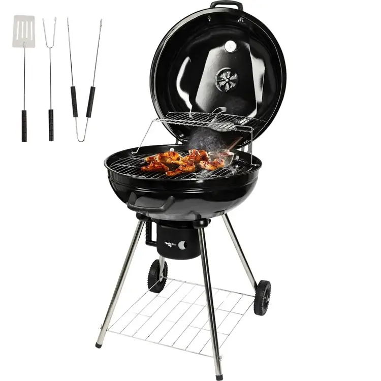 Houtskool Barbecue - Inclusief Accessoires - Ø54cm