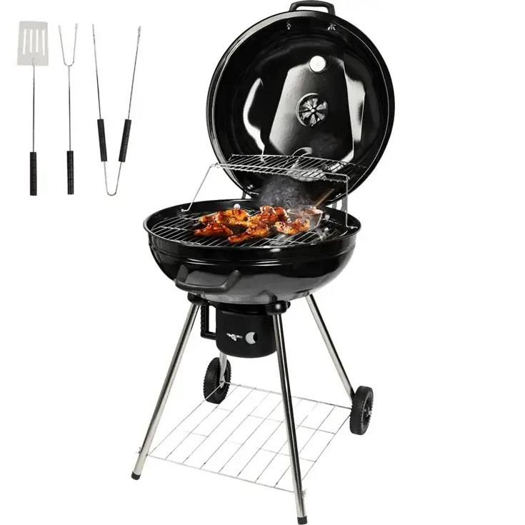 Houtskool Barbecue - Inclusief Accessoires - Ø54cm