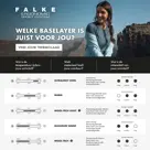 FALKE - Light O-hals Thermo - Heren