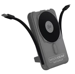 MOJOGEAR Qi2 Powerbank 10.000mAh - Grijs