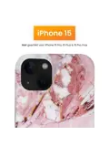 R2B iPhone 15 Hoesje Marmer + Screenprotector