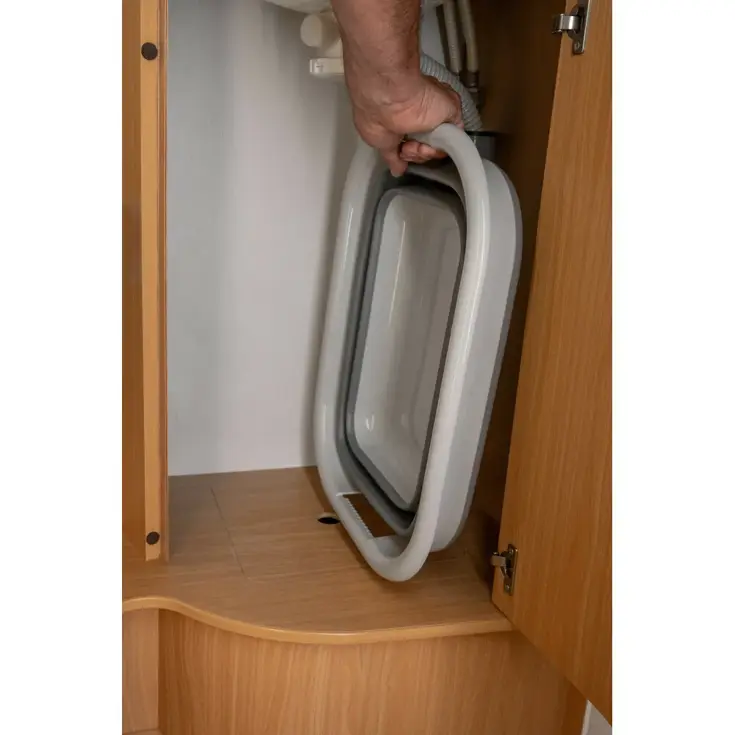 Opvouwbare wasbak met handgrepen