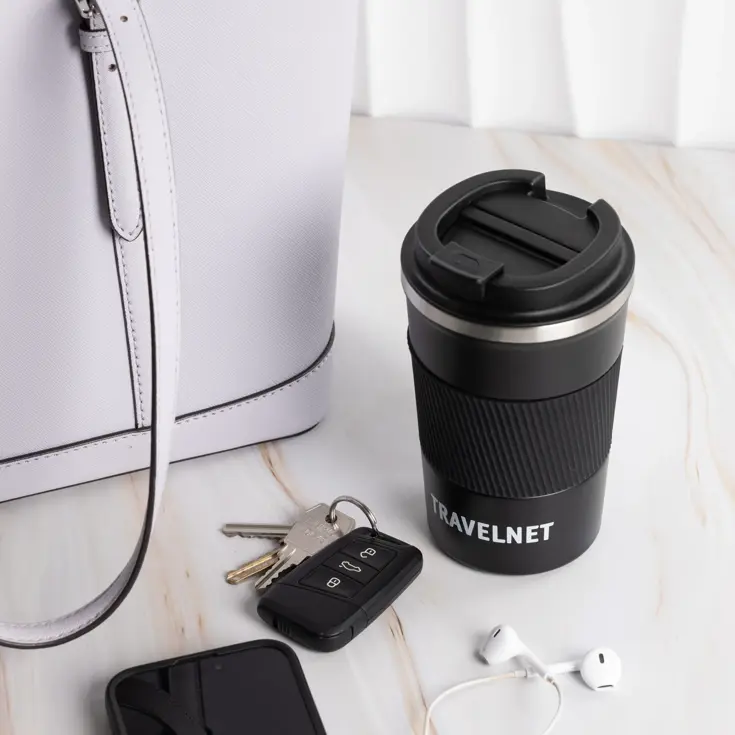 Travelnet thermosbeker voor onderweg - 380 ml