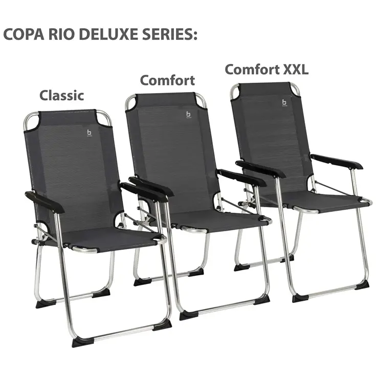 Stoel Copa Rio XL Deluxe Grijs