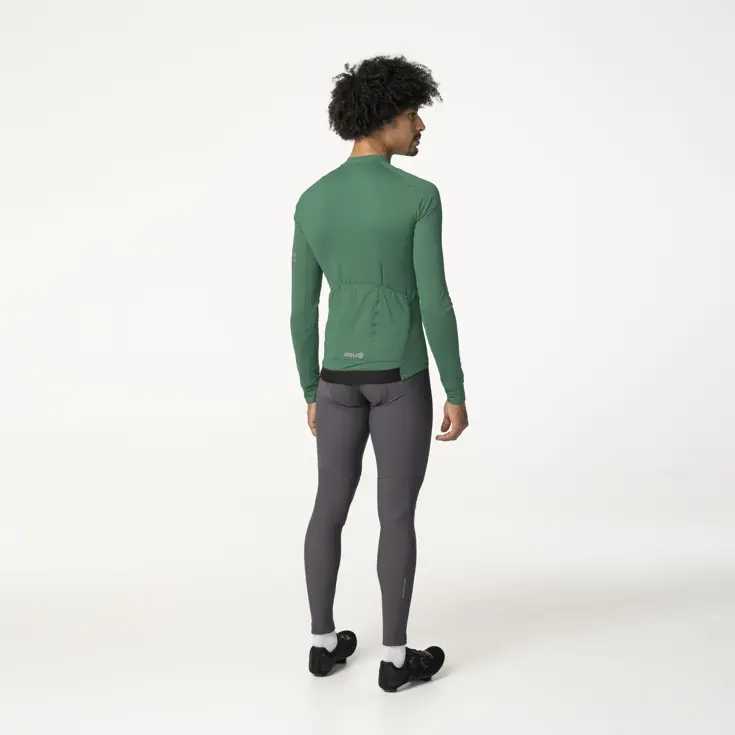Solid Fietsshirt Lange Mouwen Performance  Heren