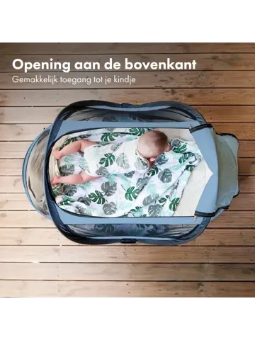 BabyBox Campingbedje - baby tentje - 50% UV