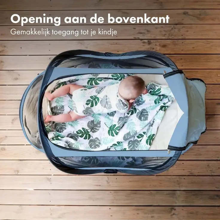 BabyBox Campingbedje - baby tentje - 50% UV