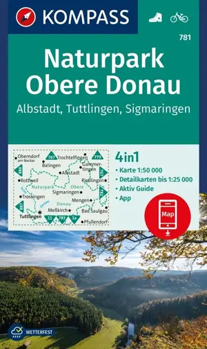 Wandelkaart WK781 NP Obere Donau