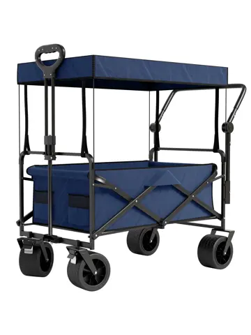 Bolderkar Opvouwbaar XL met Dak