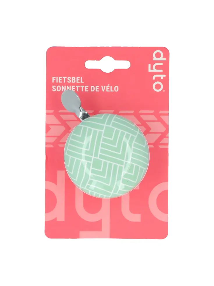 Grote Ding Dong fietsbel mintgroen