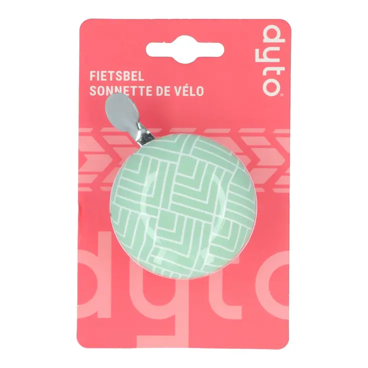 Grote Ding Dong fietsbel mintgroen