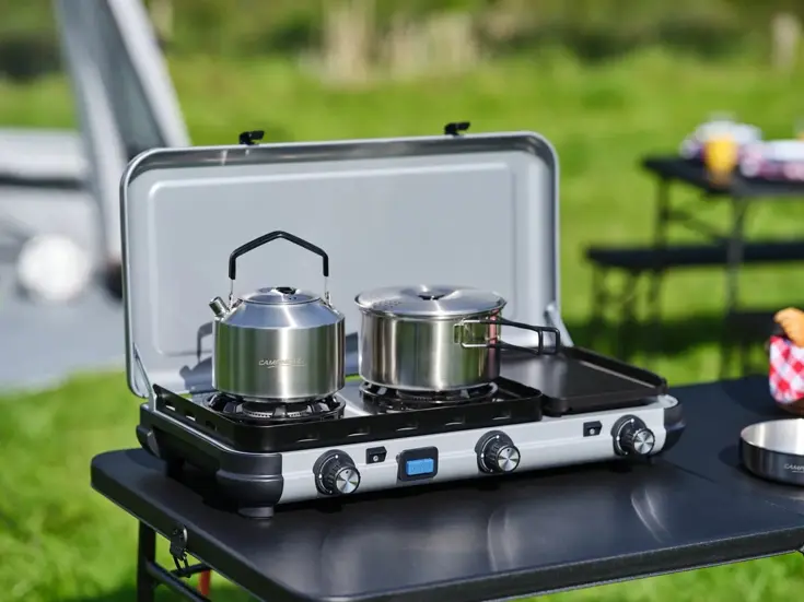 Kettle – camping waterketel  RVS