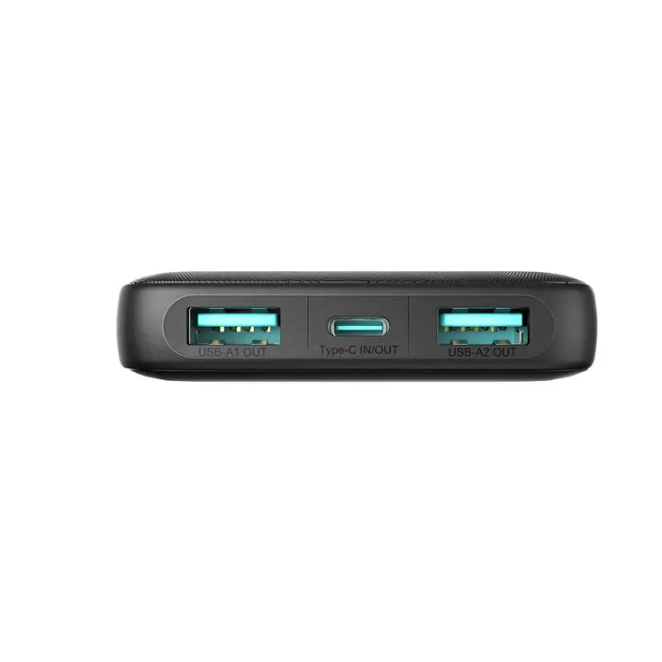 LED Powerbank - 10000mAh - Zwart