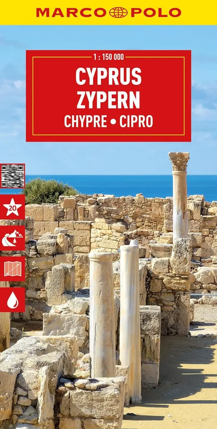 Wegenkaart Cyprus 1:150.000