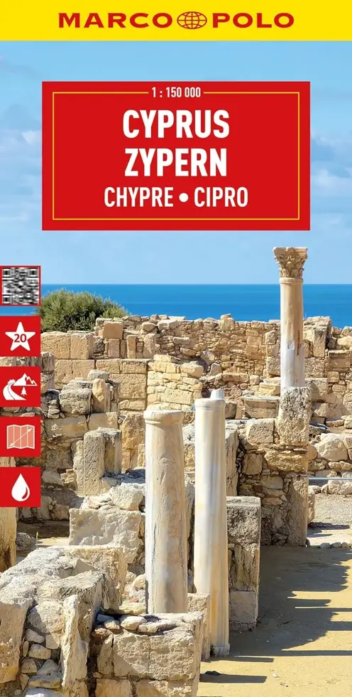 Wegenkaart Cyprus 1:150.000