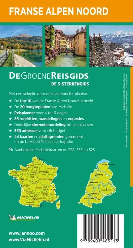 Michelin Groene reisgids  Franse Alpen noord