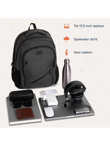 TRVLMORE Rugtas - 36L - 17 Inch