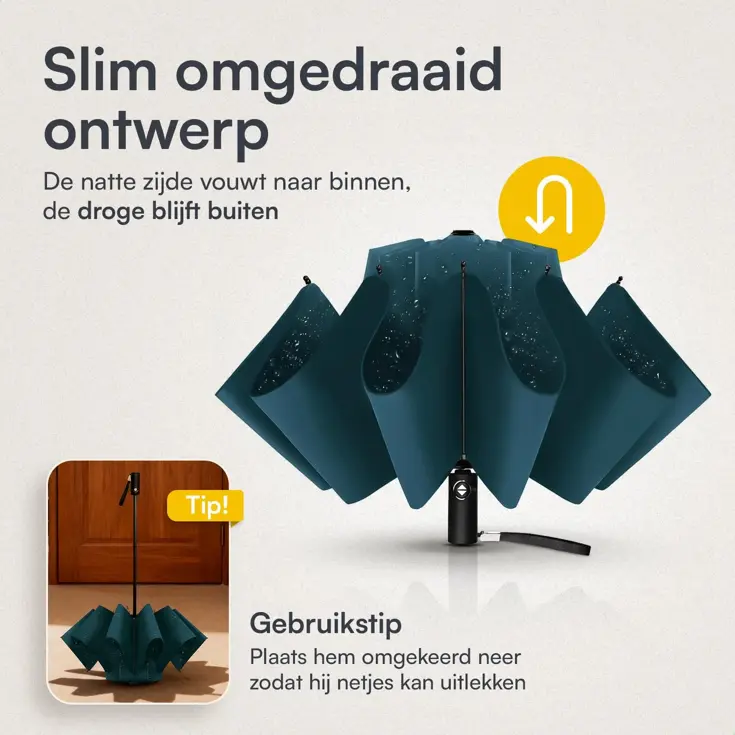 Stormparaplu met Hoes