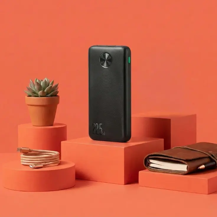 LED Powerbank - 10000mAh - Zwart