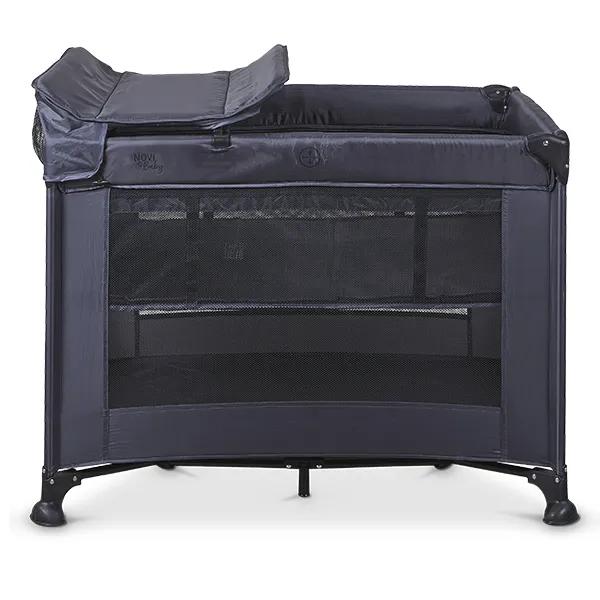 Novi Baby Liv Air+  Campingbed/box  Zwart-Grijs