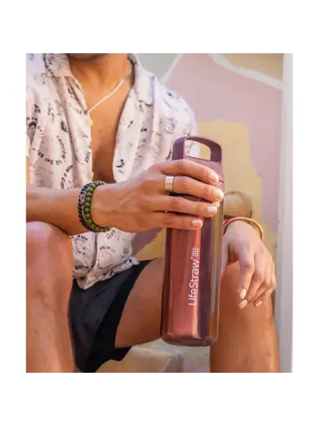 Lifestraw Go 2.0 - Waterfles 650ml - Rood