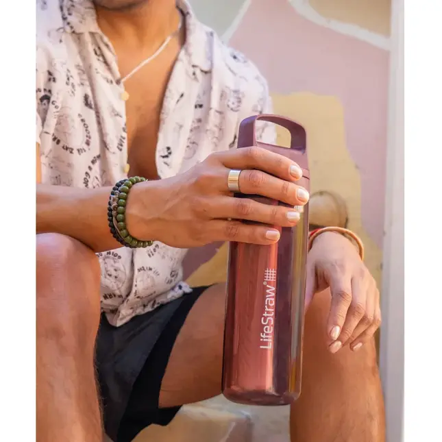 Lifestraw Go 2.0 - Waterfles 650ml - Rood