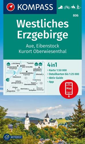 Wandelkaart WK806 Westliches Erzgebirge