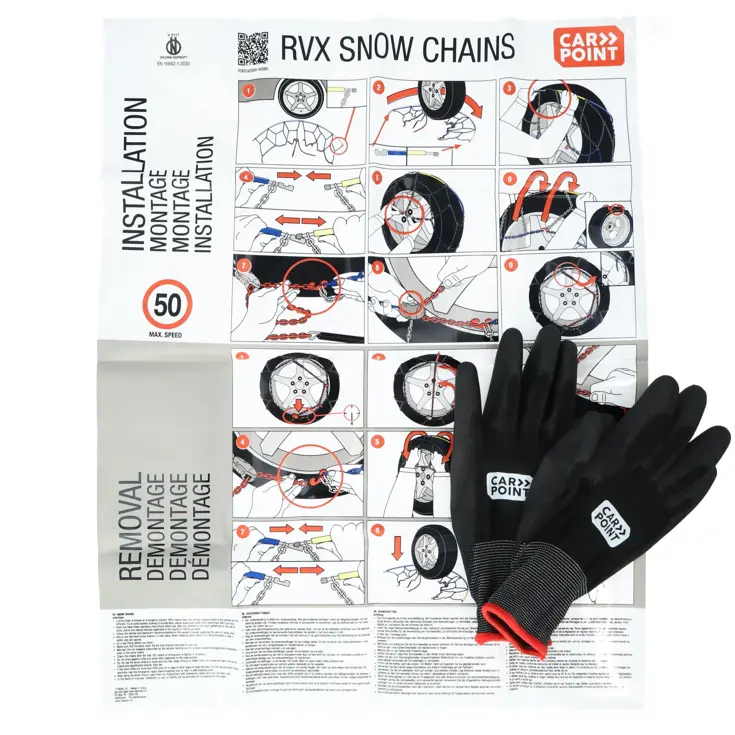 Flexibele sneeuwketting voor SUV en 4x4 voertuigen