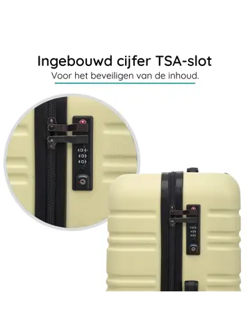 Reiskoffer S ABS 39L met TSA-slot en 360° wielen