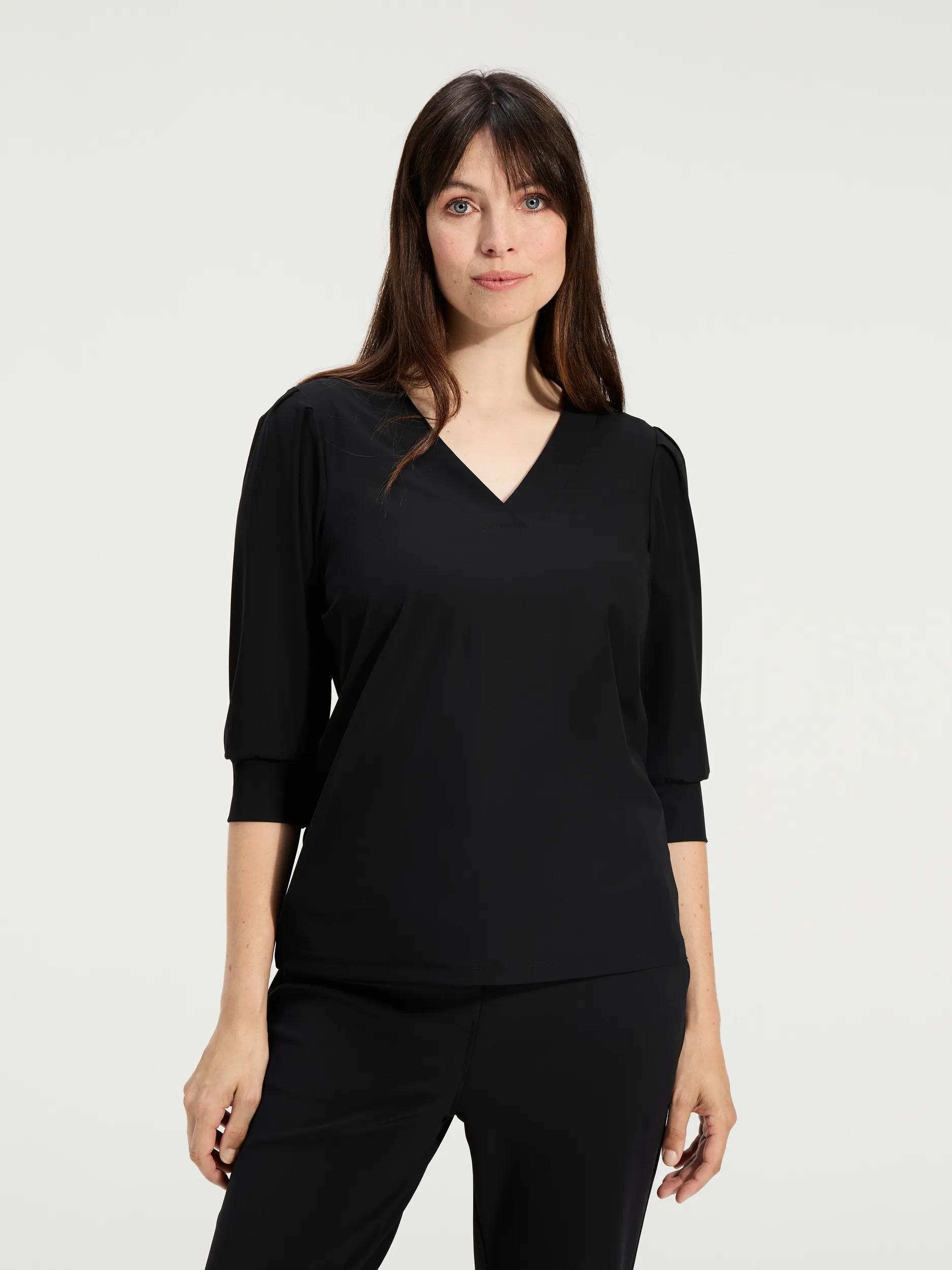 ANWB  Trikala  Travelshirt dames  Human Nature  Zwart   XXXL