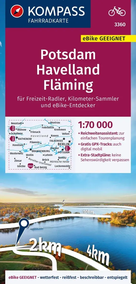 Fietskaart FK 3360 Potsdam