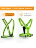 Reflecterend Veiligheidsvest  – Elastisch - Geel