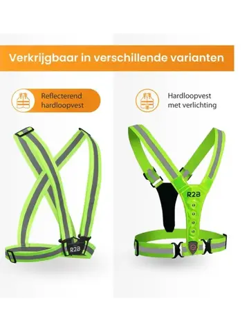 Reflecterend Veiligheidsvest  – Elastisch - Geel