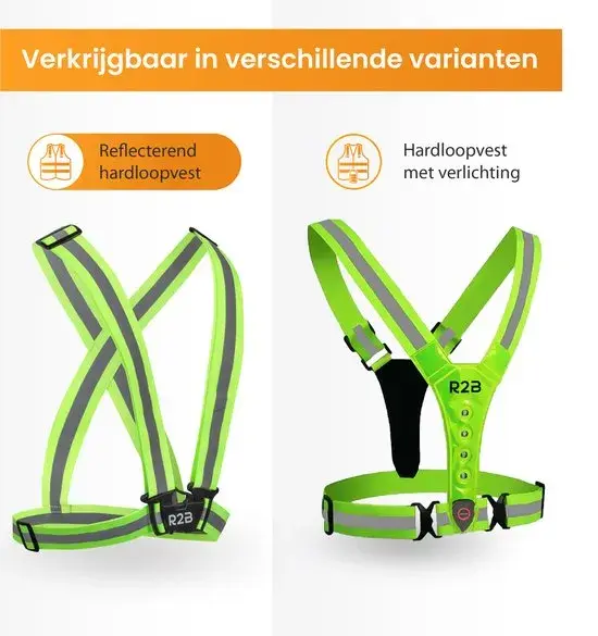 Reflecterend Veiligheidsvest  – Elastisch - Geel