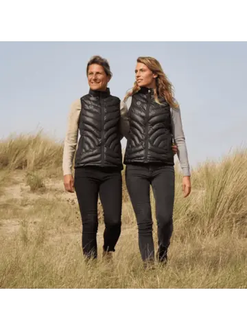 Høgge Verwarmde Dames Bodywarmer Gløde Zwart
