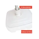 CUHOC Parasol Beige Ø3m + grote Voet en hoes