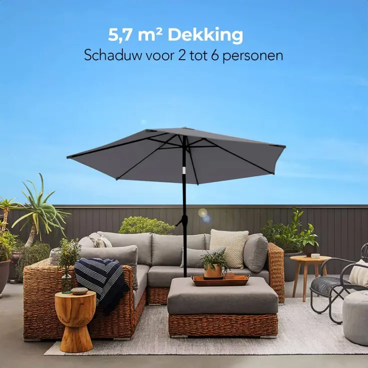 LifeGoods Parasol - 270 cm