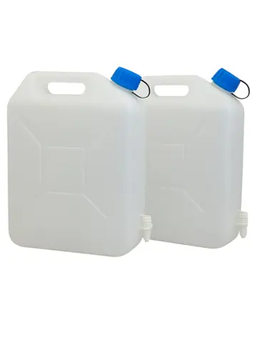 HEM Jerrycan water 20 Liter set van 2 - BPA-vrij