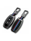 Metalen Sleutelhoesje voor Nissan grijs A2