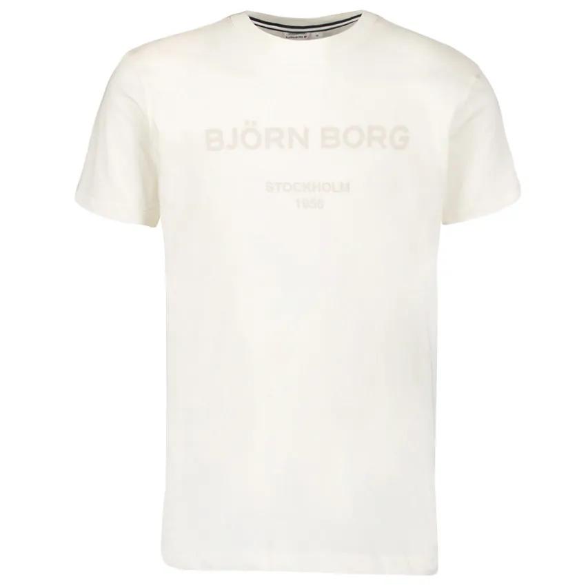 Björn Borg   O-hals Shirt  Heren  Wit