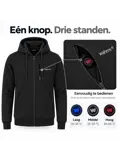 Infrarood Verwarmde Zipper Hoodie – Heren