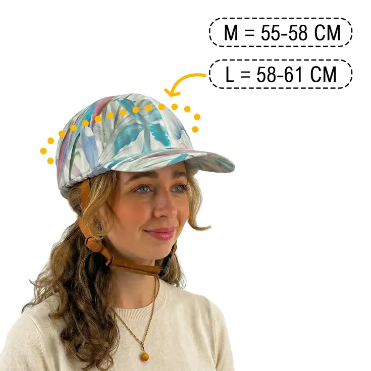 SwitchCap fietshelm - Green Flower Cap
