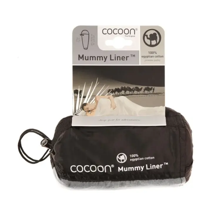 Cocoon Mummy Liner 100 % Egyptisch Katoen Naturel
