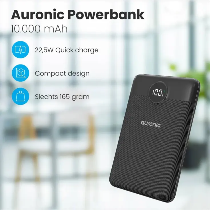 Powerbank 10.000 mAh – Snellader