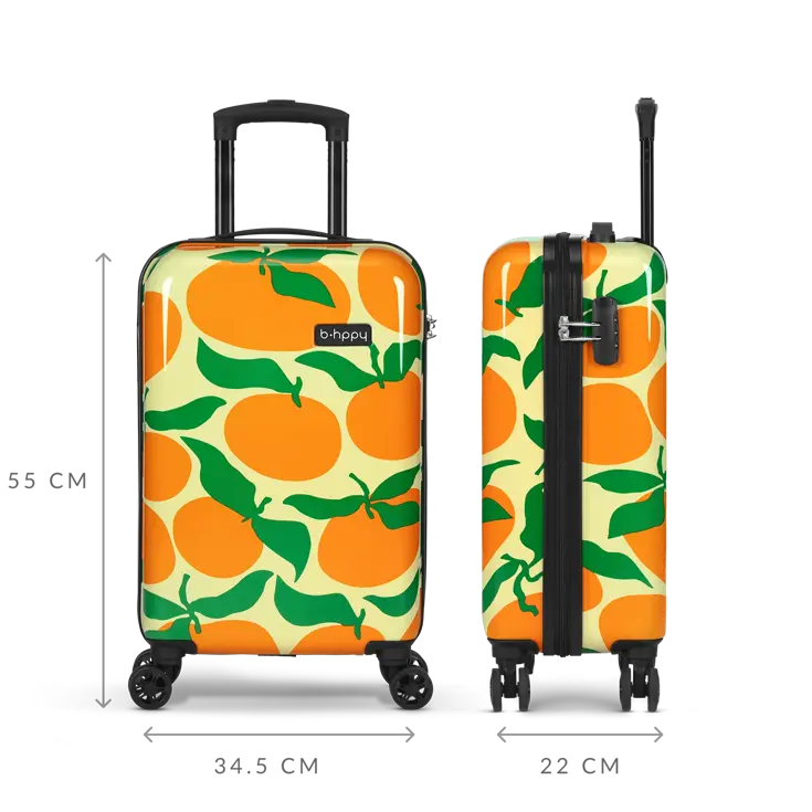 Kofferset 2-delig met print - 53/76 cm