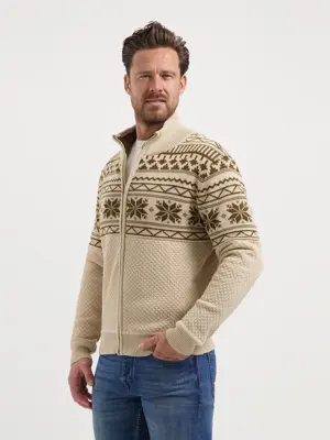 MGO Lenn Heren - Outdoorvest - Noors patroon