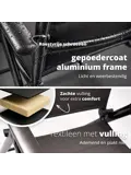 Luma Verstelbare Aluminium Tuinstoelen 2x