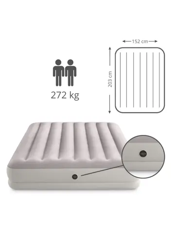 Luchtbed - Intex - 2P - 152x203 + Pomp
