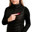 Infrarood verwarmde Bodywarmer Vrouwen - Zwart