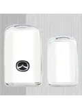 TPU Sleutelhoesje voor Mazda wit B4